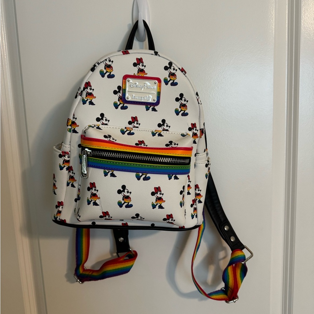 Disney Loungefly pride mini backpack 2021